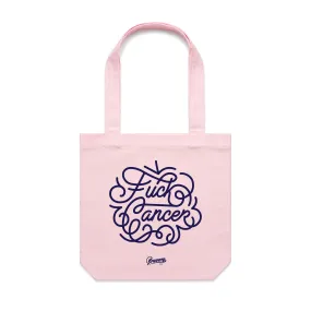 FCK CANCER tote bag - PINK