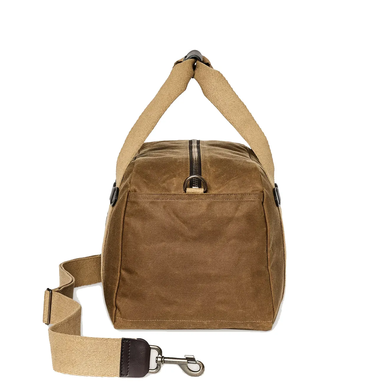 Filson Small Tin Cloth Duffle Bag Dark Tan