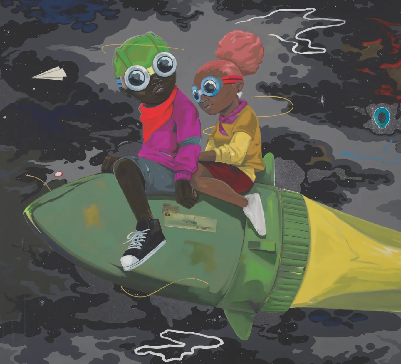 Finally Some Alone Time Archival Print by Hebru Brantley