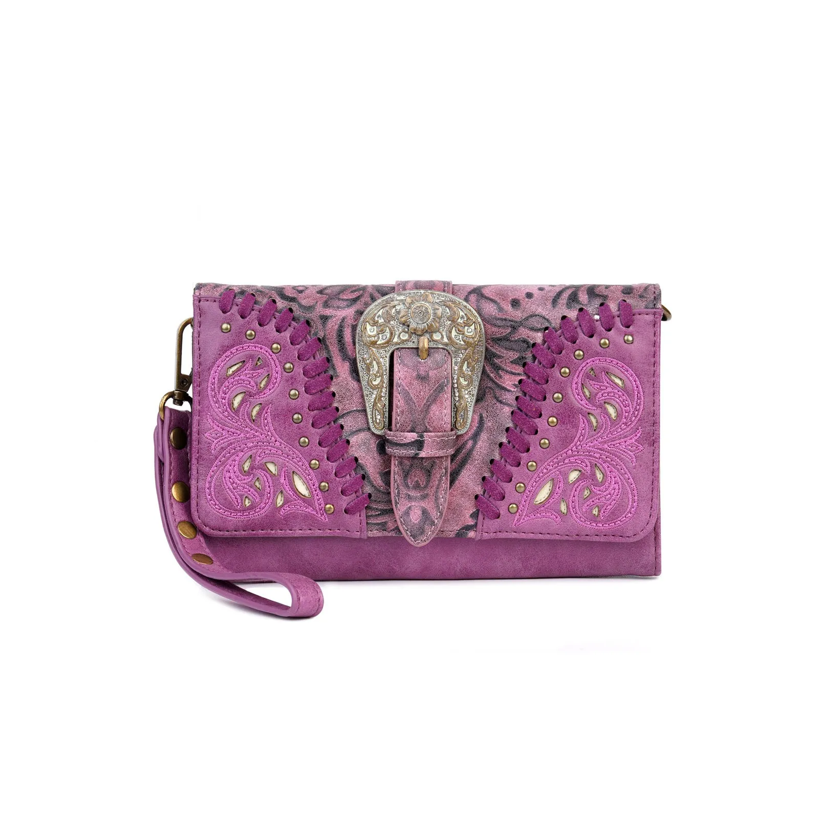 FIO-016 Montana West  Buckle Collection Wallet/Crossbody