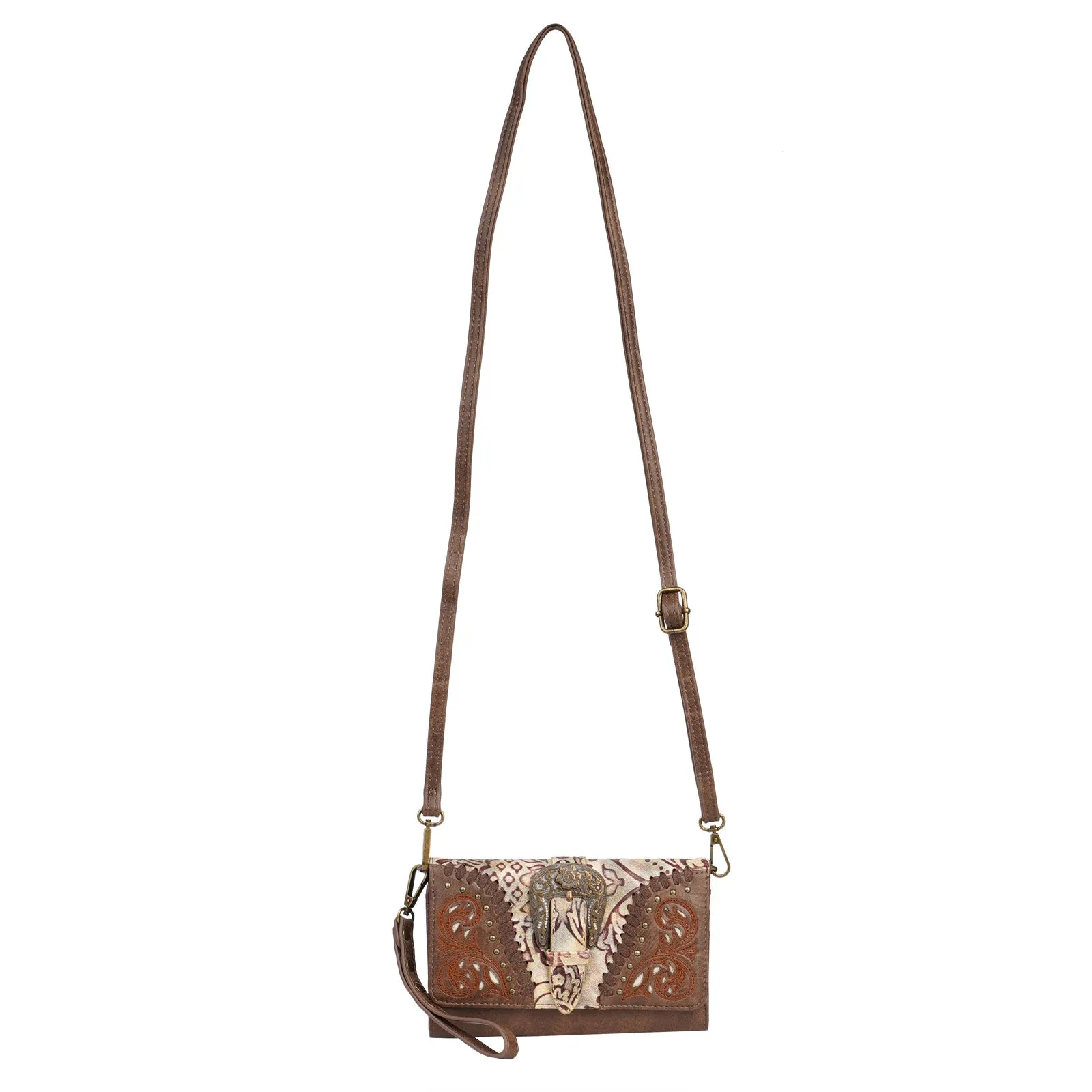 FIO-016 Montana West  Buckle Collection Wallet/Crossbody