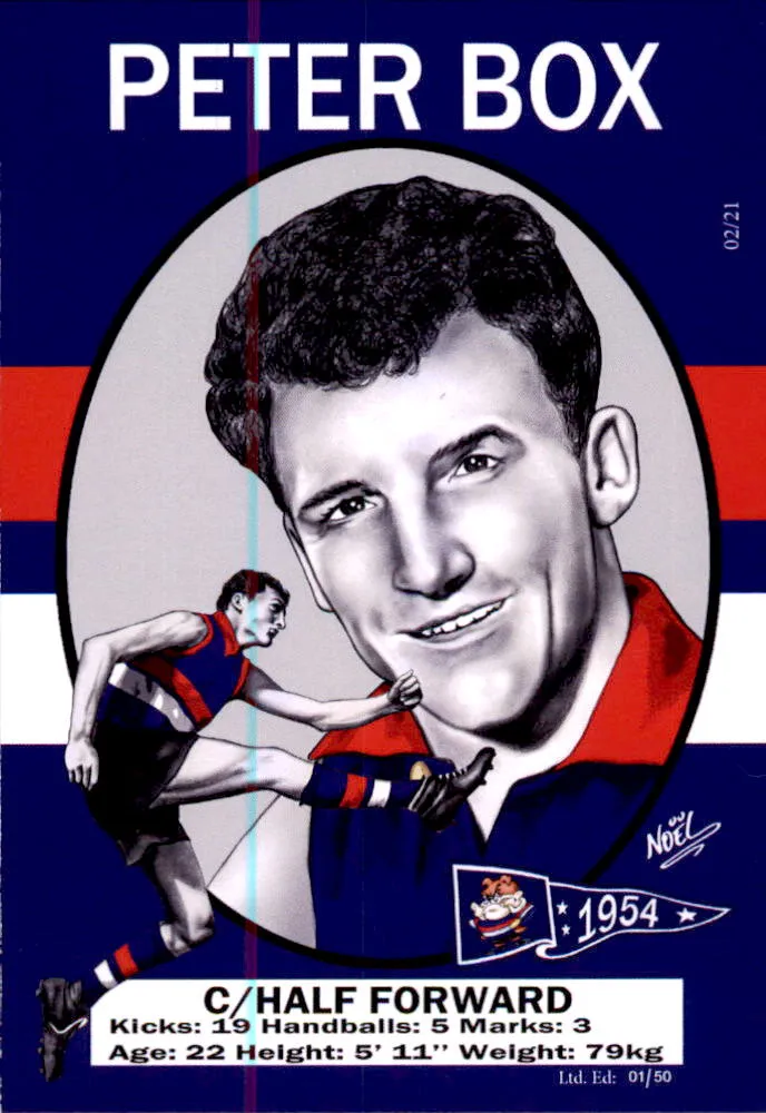 Footscray Bulldogs 1954 Premiers Card Set by Noel