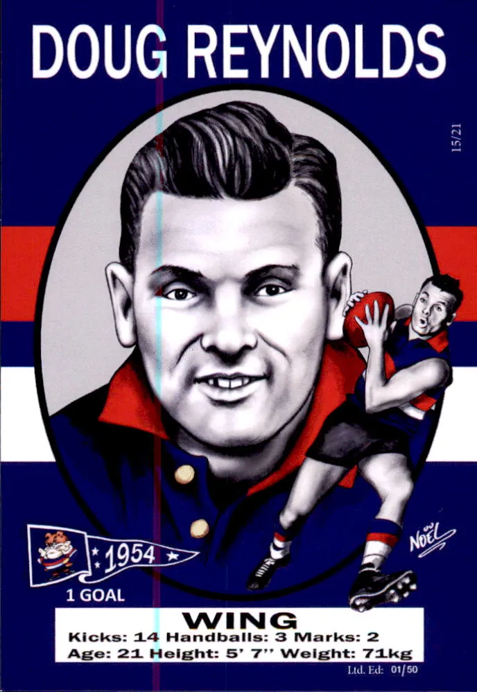 Footscray Bulldogs 1954 Premiers Card Set by Noel