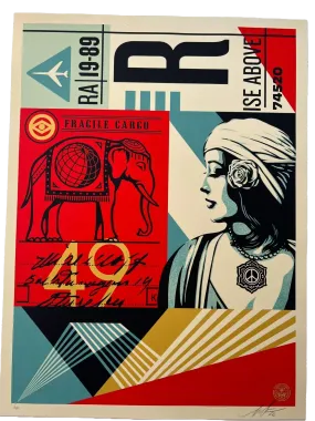 Fragile Cargo AP Silkscreen Print by Shepard Fairey- OBEY