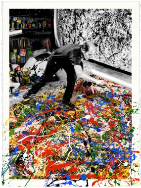 Freedom Art HPM Acrylic Silkscreen Print by Mr Brainwash- Thierry Guetta