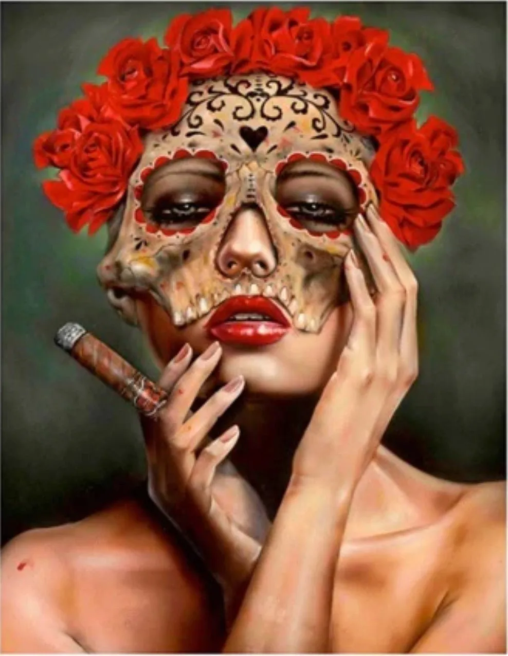 Frida La Muerte Giclee Print by Brian Vivero