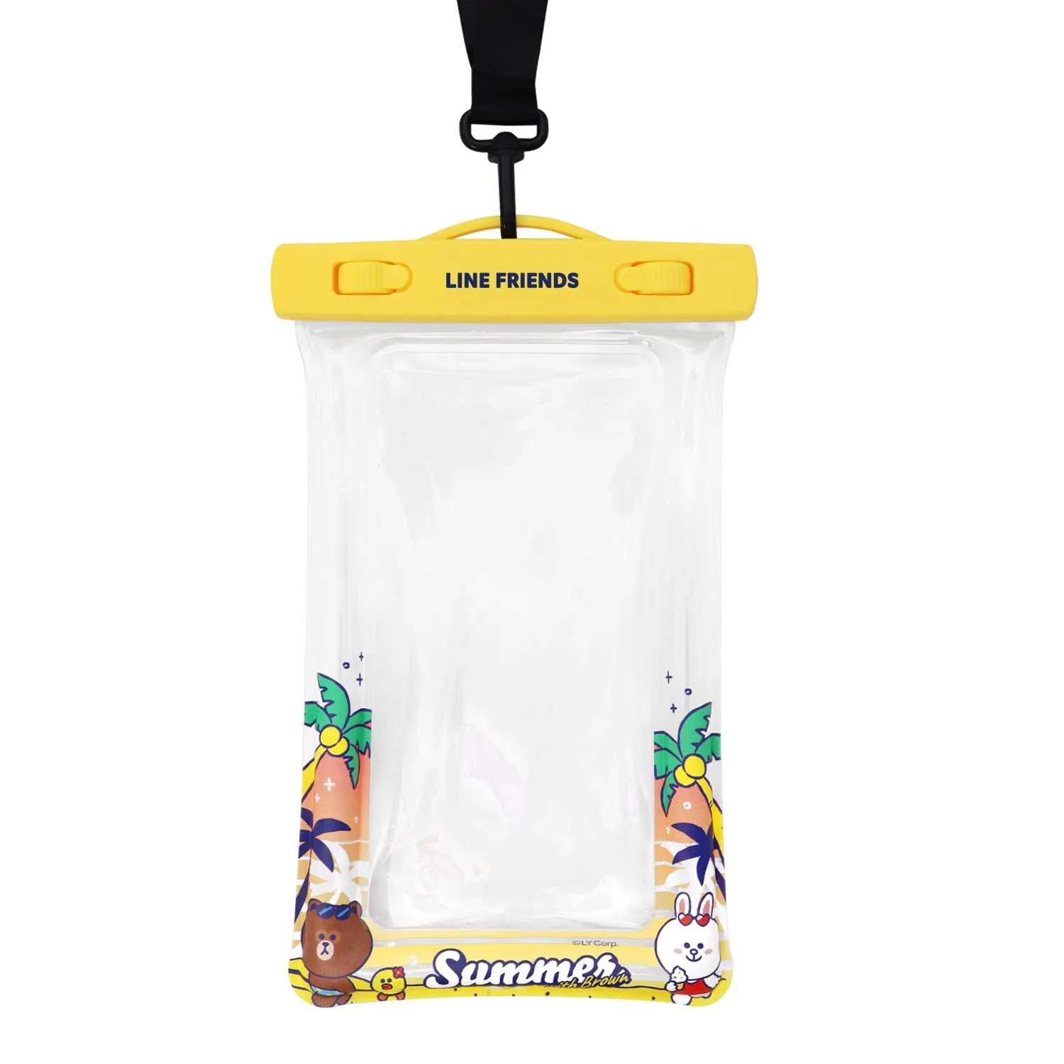 GARMMA Line Friends Airbag Mobile Phone Waterproof Bag Floating Pouch