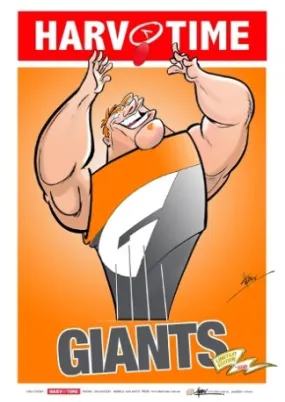 GWS Giants, Mascot Harv Time Poster