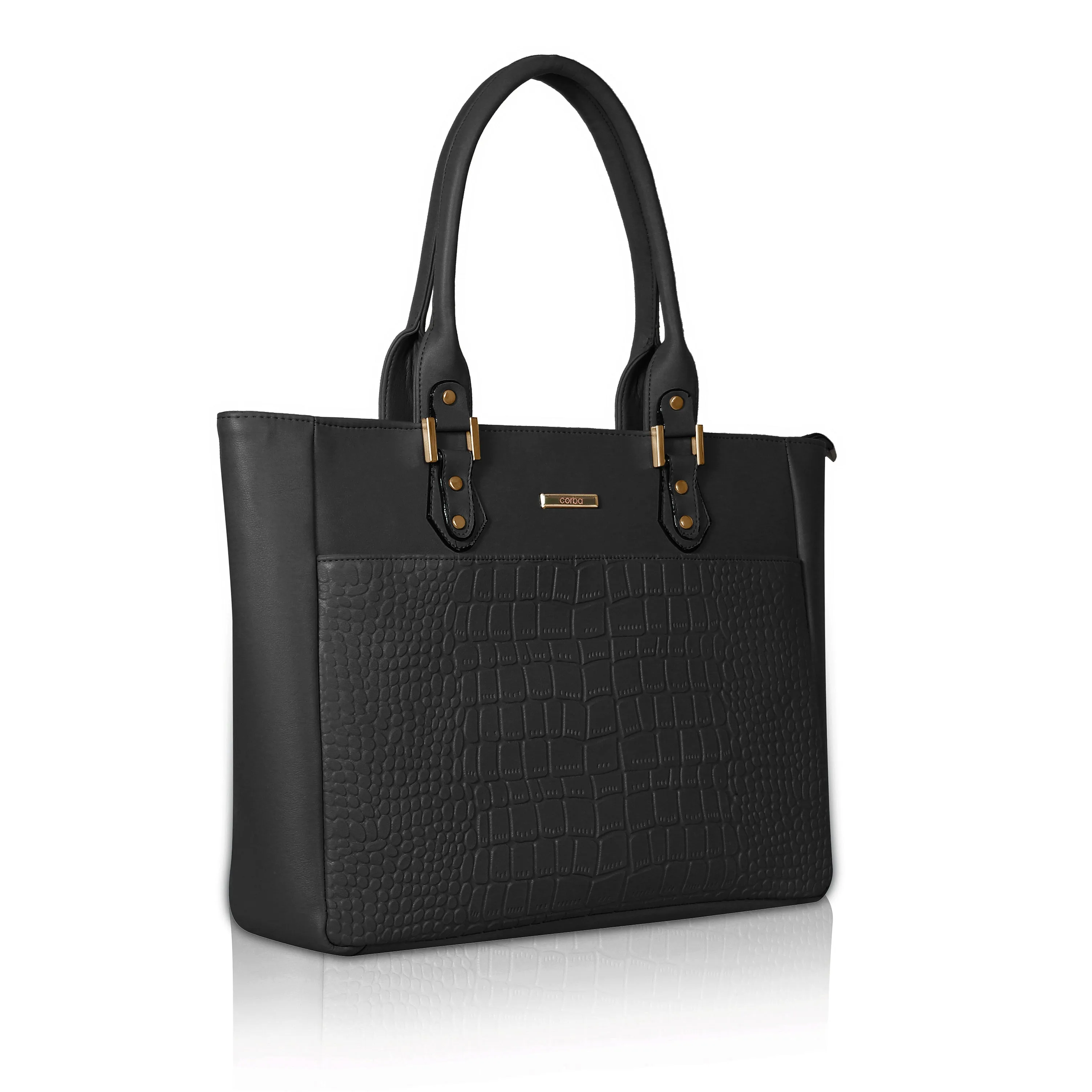 HandBag with Laptop case Black