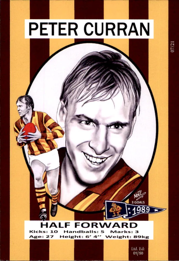 Hawthorn Hawks 1989 Premiers Card Set by Noel