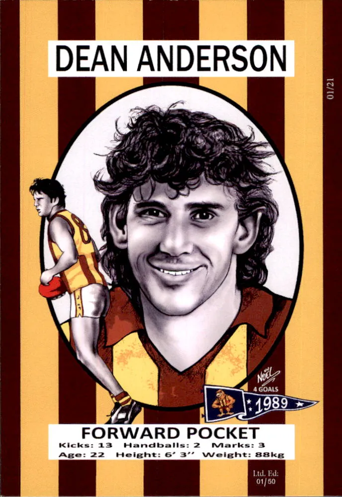 Hawthorn Hawks 1989 Premiers Card Set by Noel