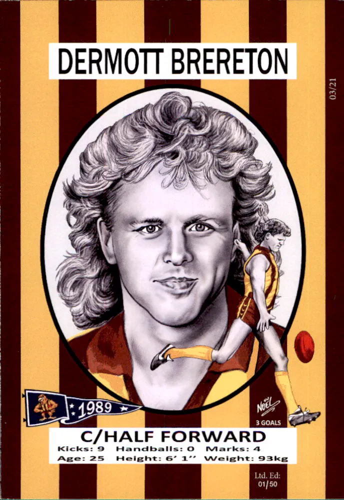 Hawthorn Hawks 1989 Premiers Card Set by Noel