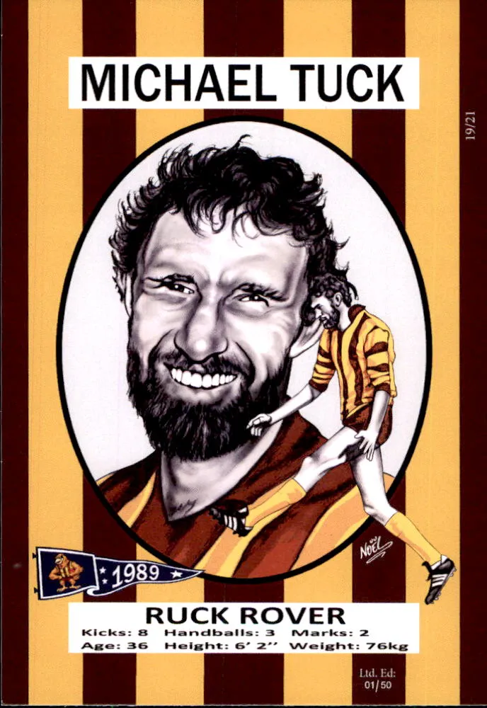 Hawthorn Hawks 1989 Premiers Card Set by Noel