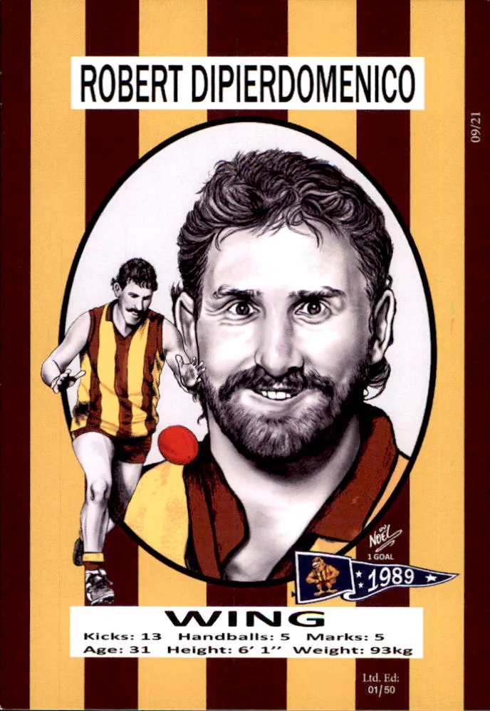 Hawthorn Hawks 1989 Premiers Card Set by Noel