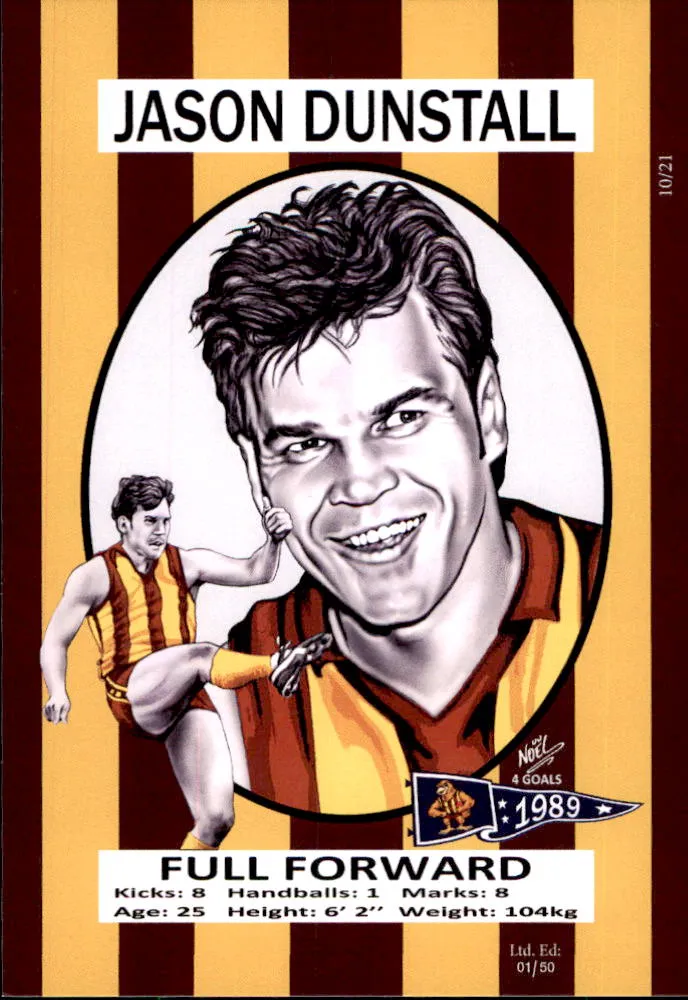 Hawthorn Hawks 1989 Premiers Card Set by Noel