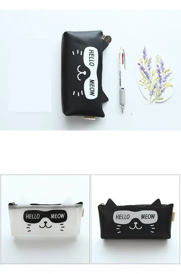 Hello Meow Cat Pencil Case