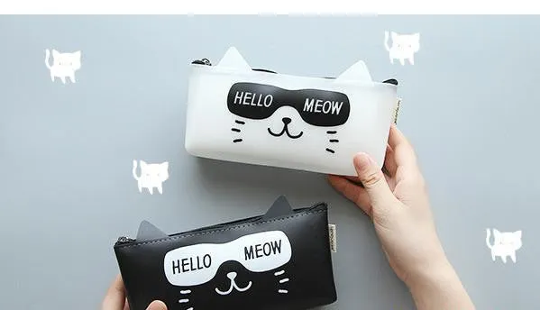 Hello Meow Cat Pencil Case