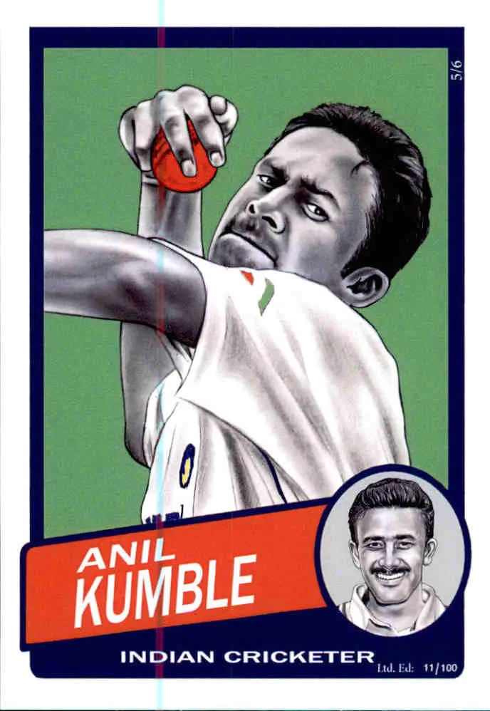 INDIA, Cricket Greats Card Set by Noel.