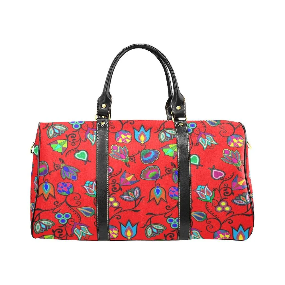 Indigenous Paisley Dahlia Waterproof Travel Bag/Small