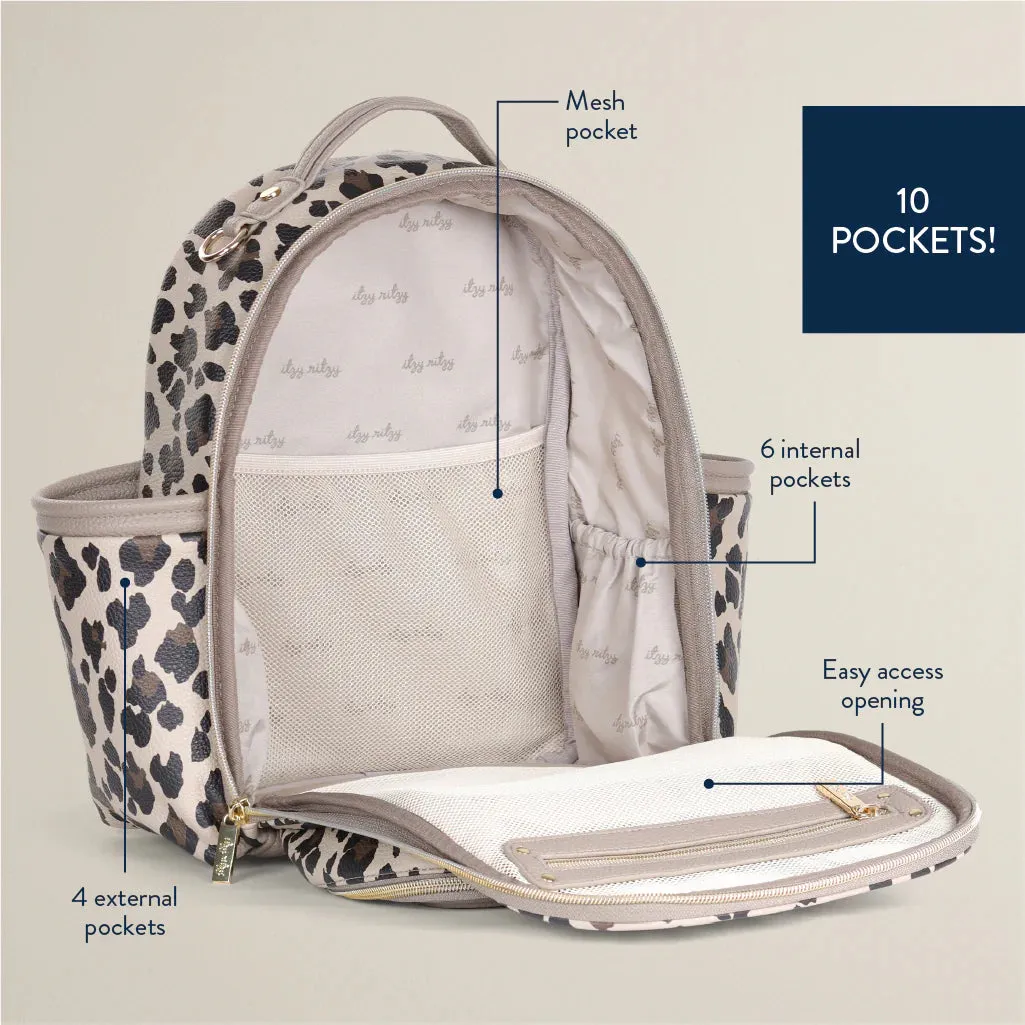 Itzy Mini Plus Leopard Diaper Bag