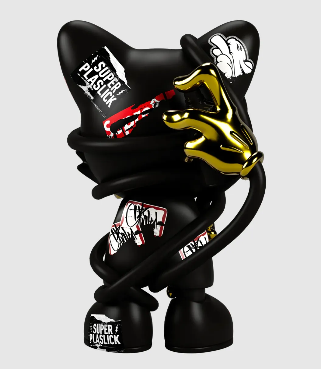 Janky De Slick Onyx SuperKranky SuperPlastic Art Toy by OG Slick