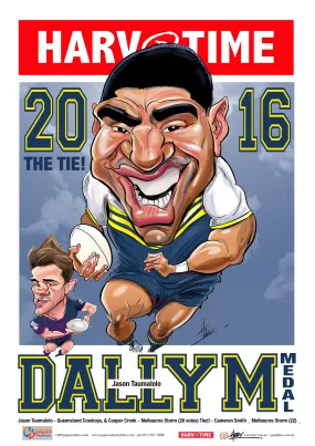 Jason Taumalolo, 2016 Dally M, Harv Time Poster