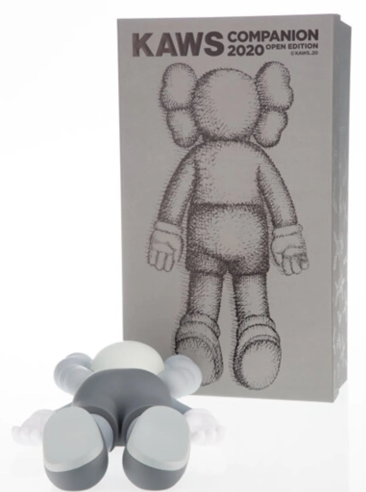 KAWS Companion 2020- Grey Fine Art Toy by Kaws- Brian Donnelly