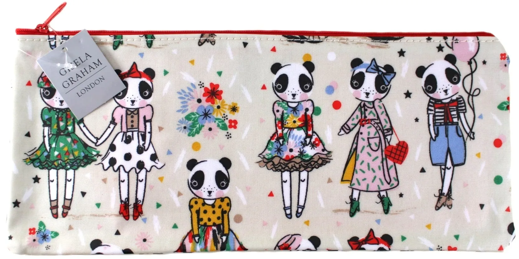 Large Pencil Case - Panda Party