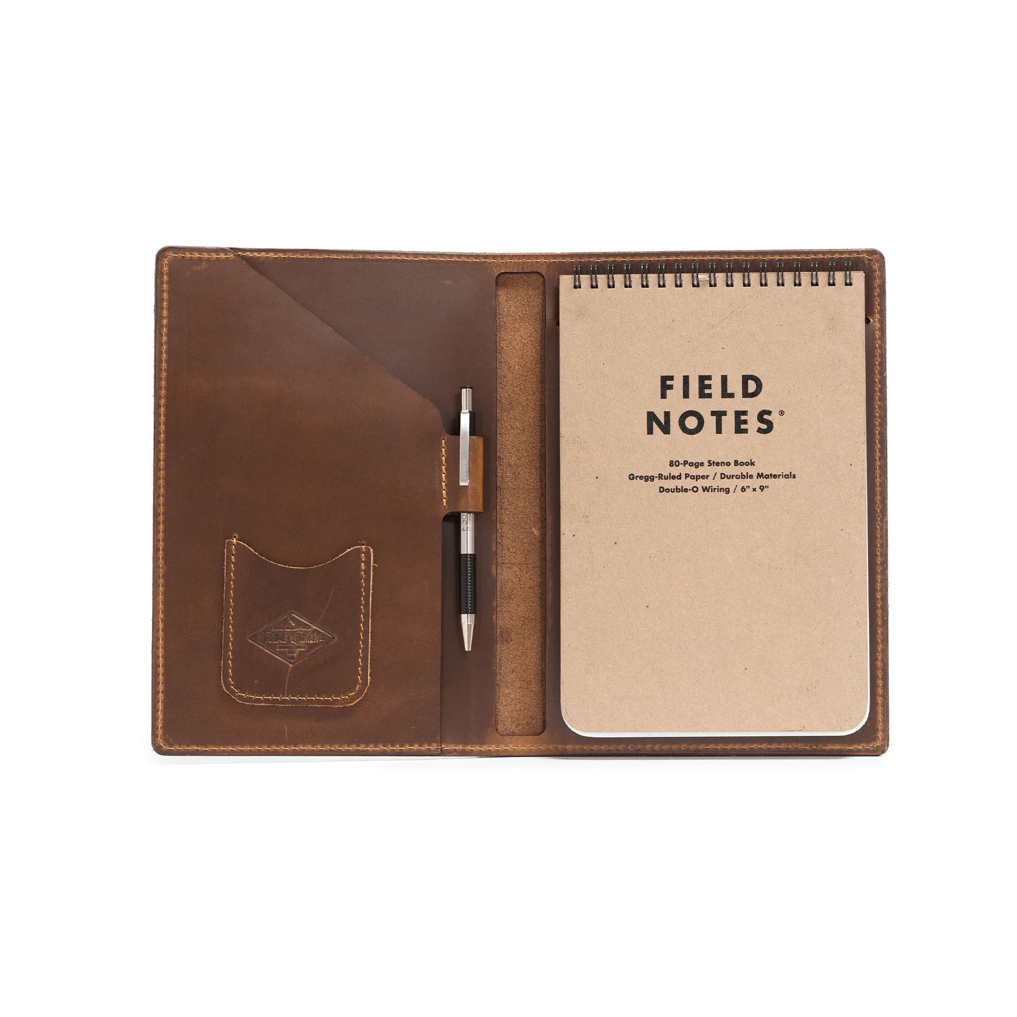 Leather Steno Pad