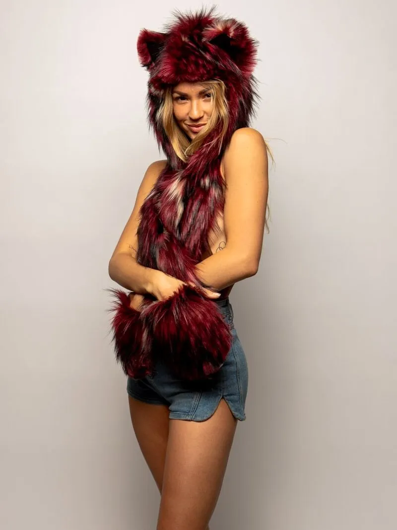 Limited Edition Crimson Moon Wolf SpiritHood