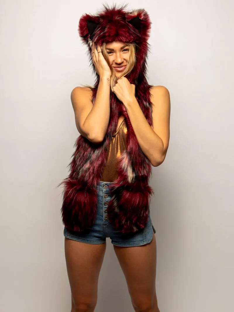 Limited Edition Crimson Moon Wolf SpiritHood