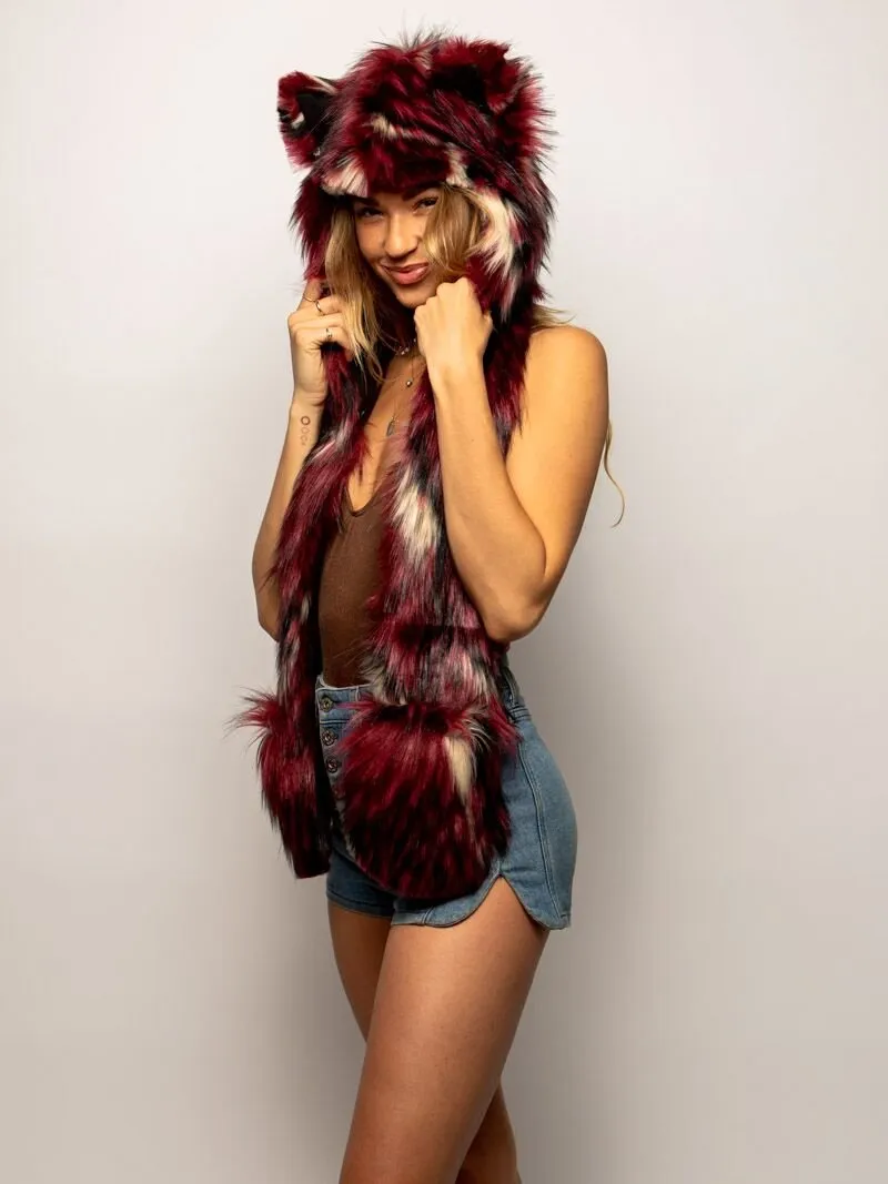 Limited Edition Crimson Moon Wolf SpiritHood