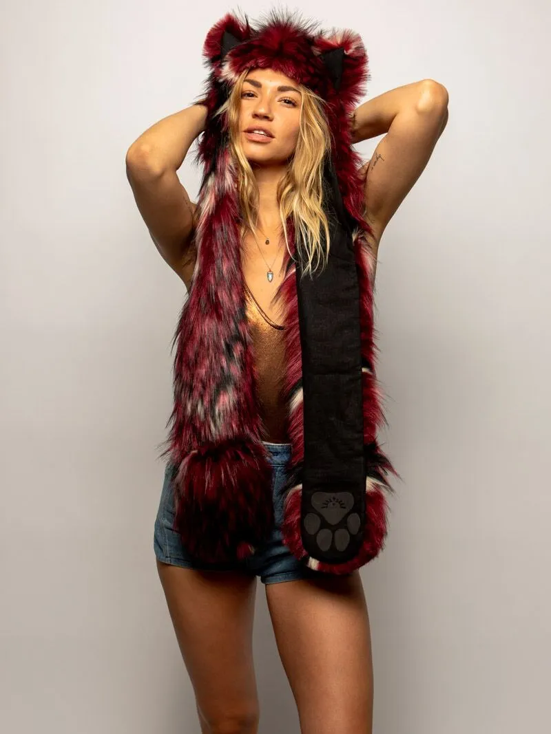 Limited Edition Crimson Moon Wolf SpiritHood