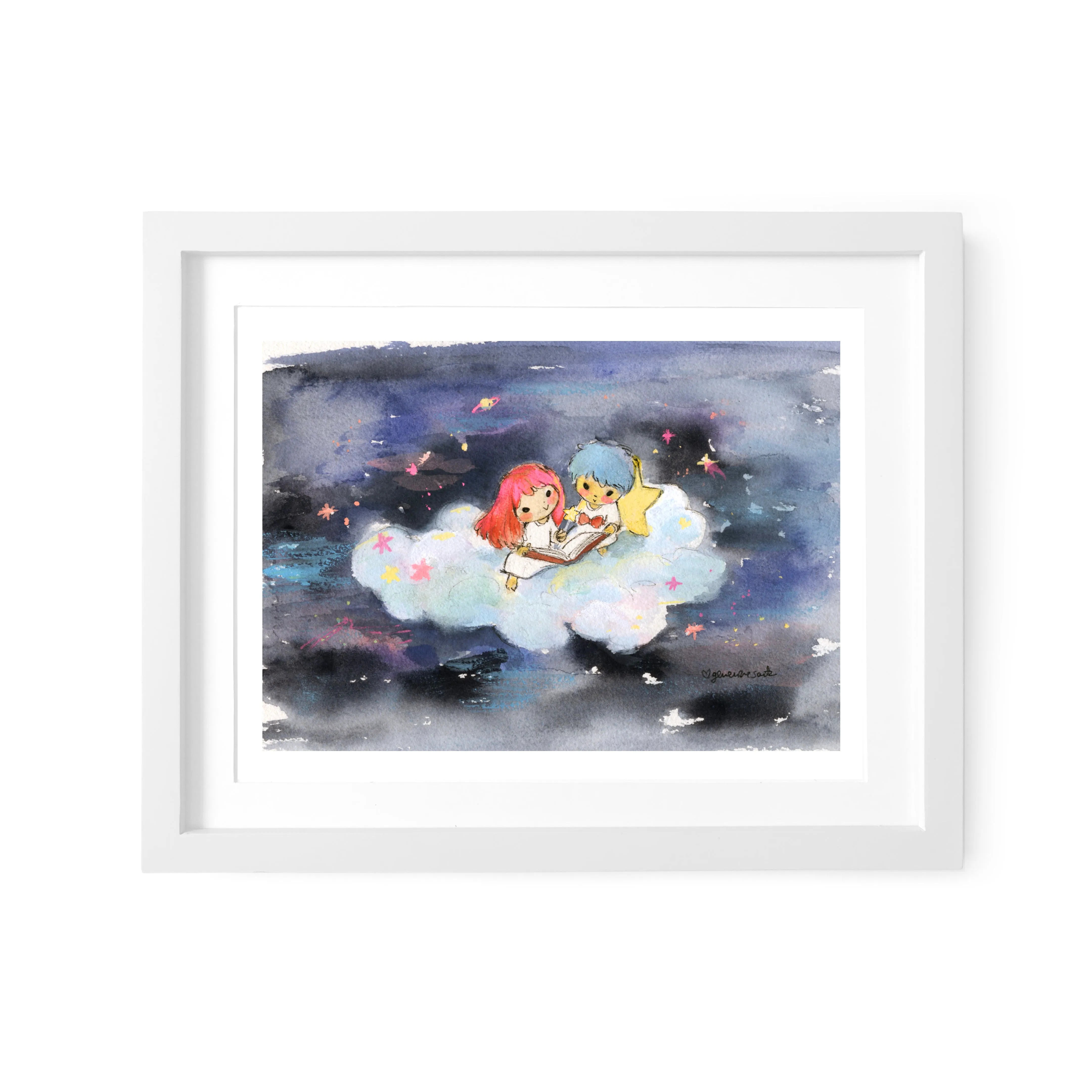 Little Twin Stars Limited Edition Art Print