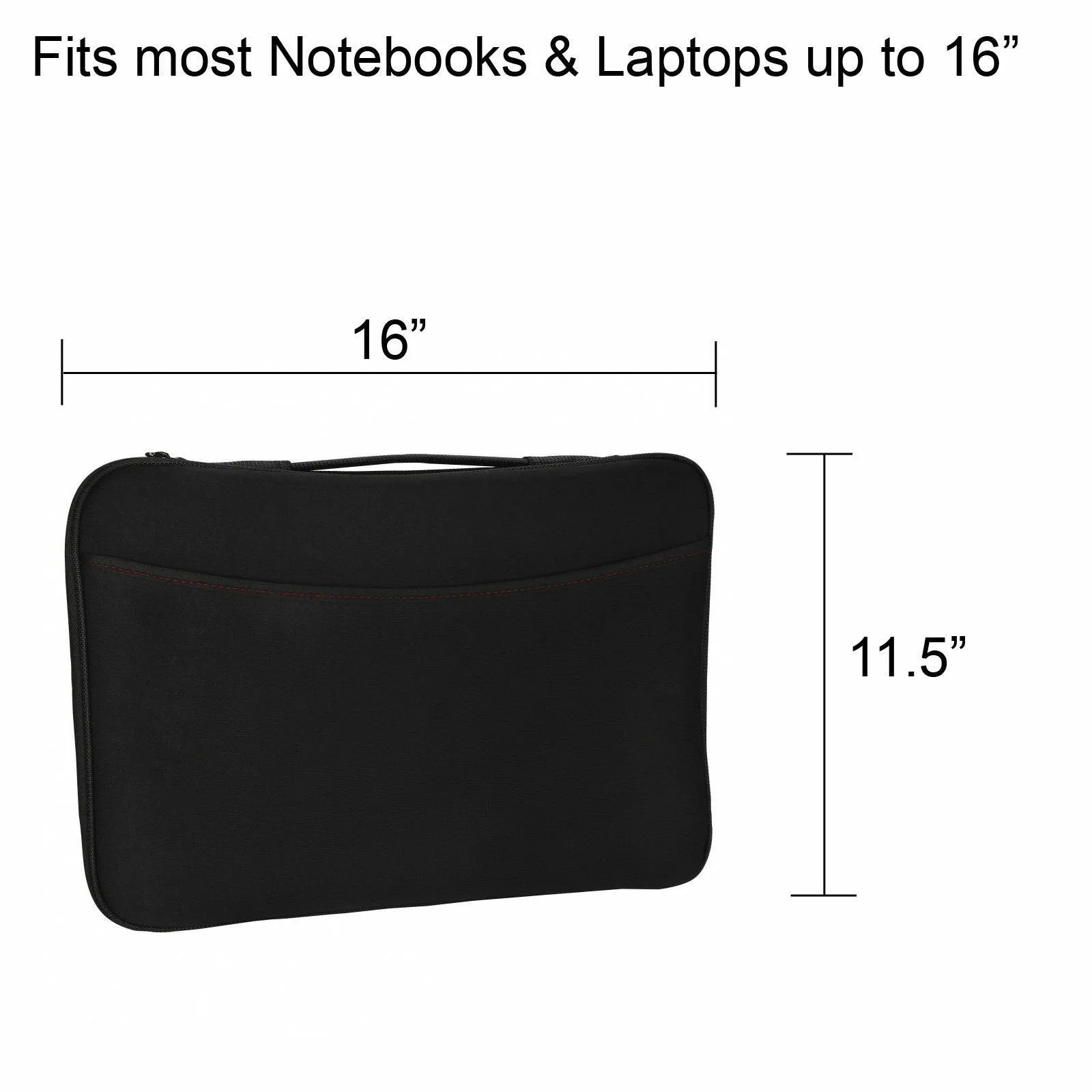 Logitech 16 Inch Notebook Laptop Sleeve Bag Pouch Handle Case Cover