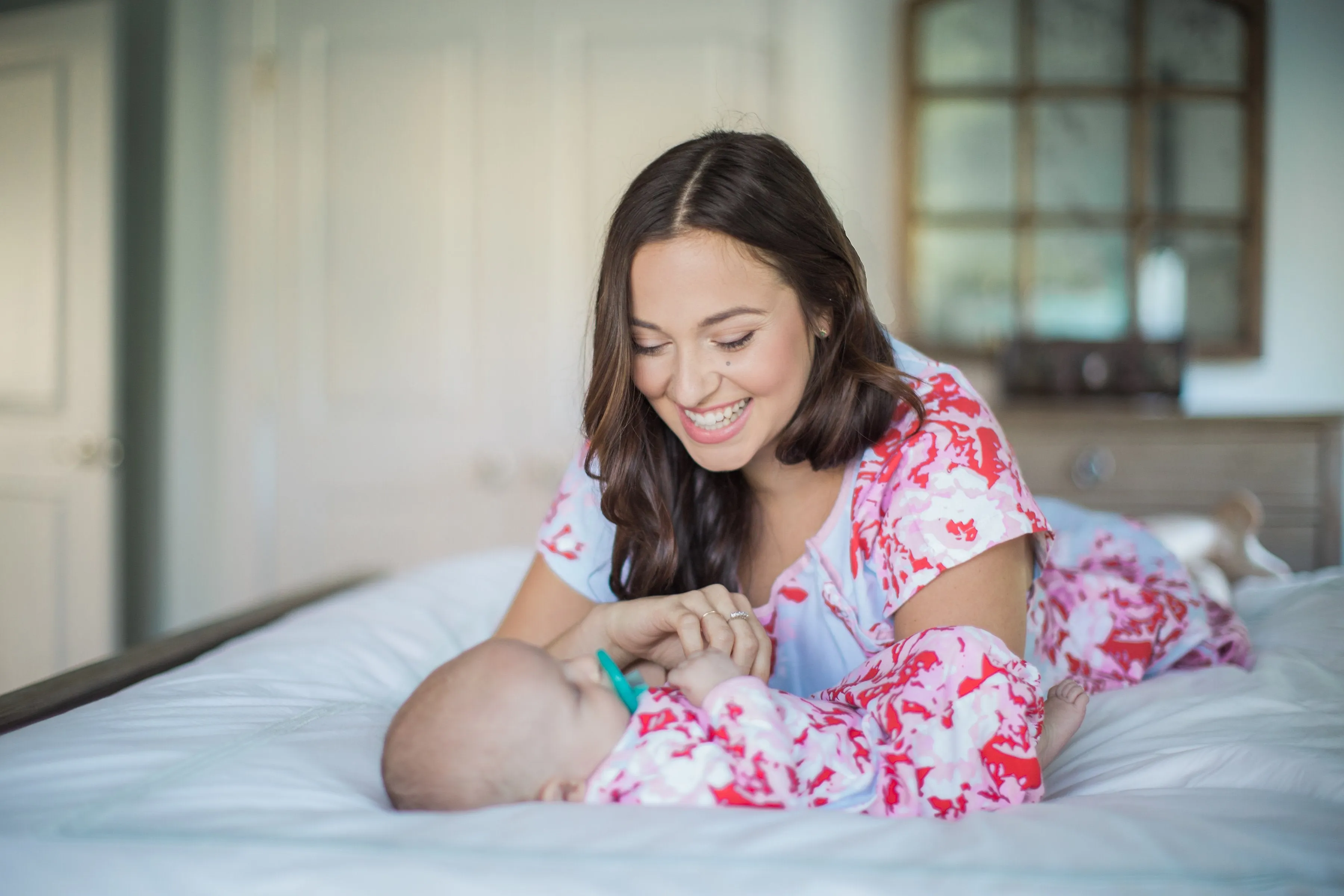 Mae Maternity Delivery Hospital Gown and Baby Receiving Gown Set