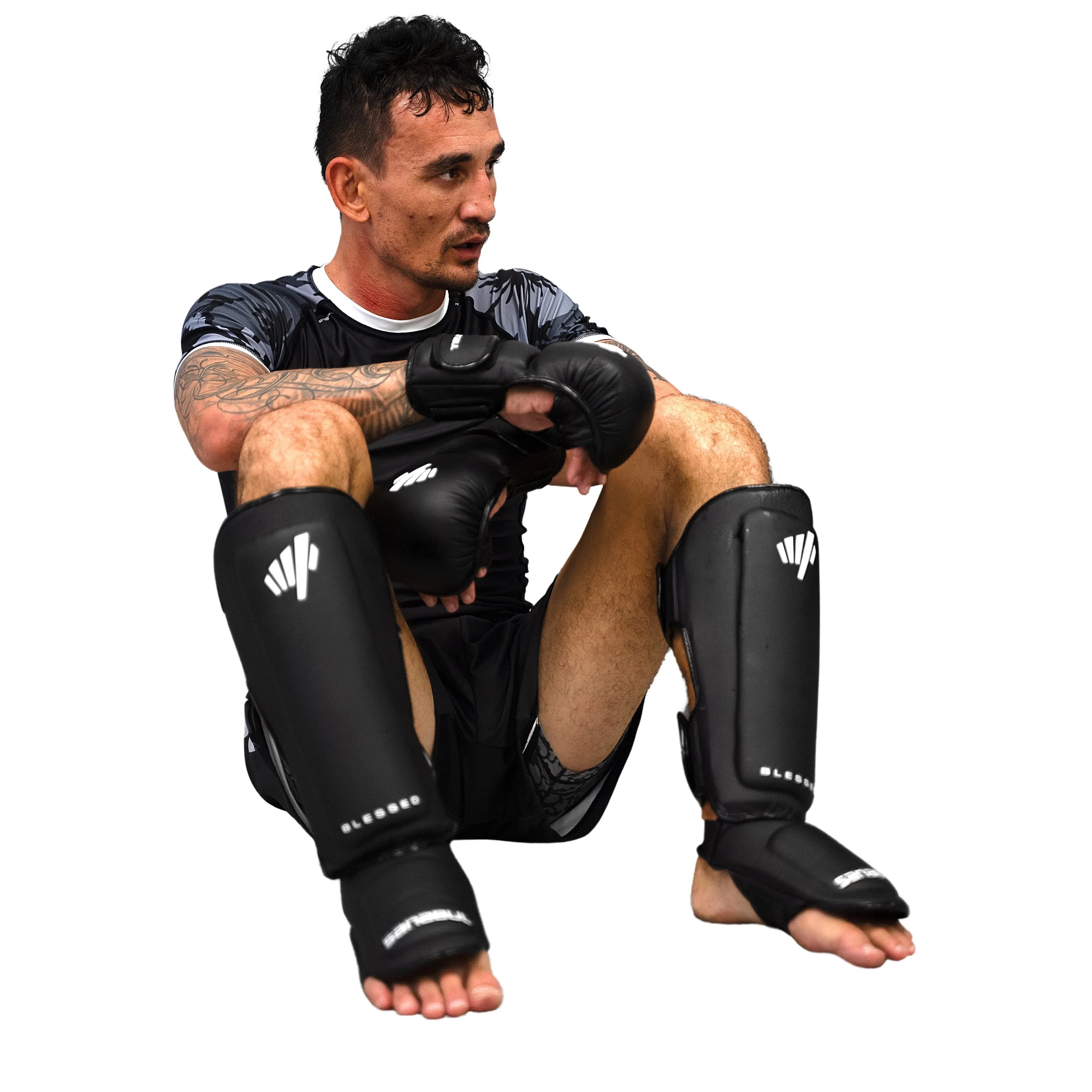 Max Holloway Aloha Roots Shin Guards