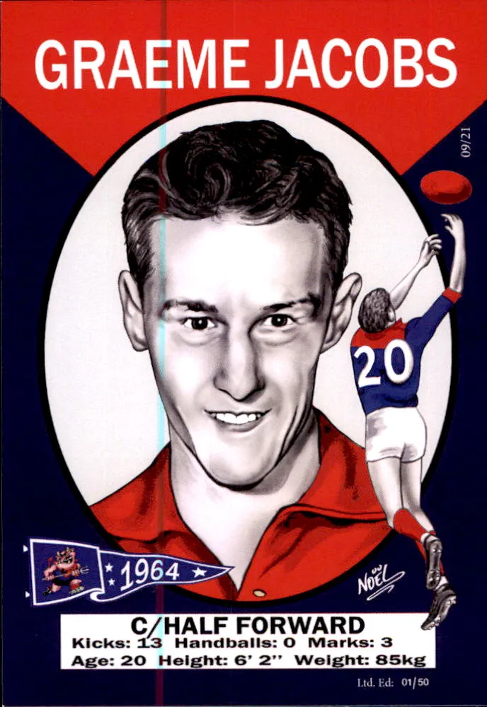 Melbourne Demons 1964 Premiers Card Set by Noel