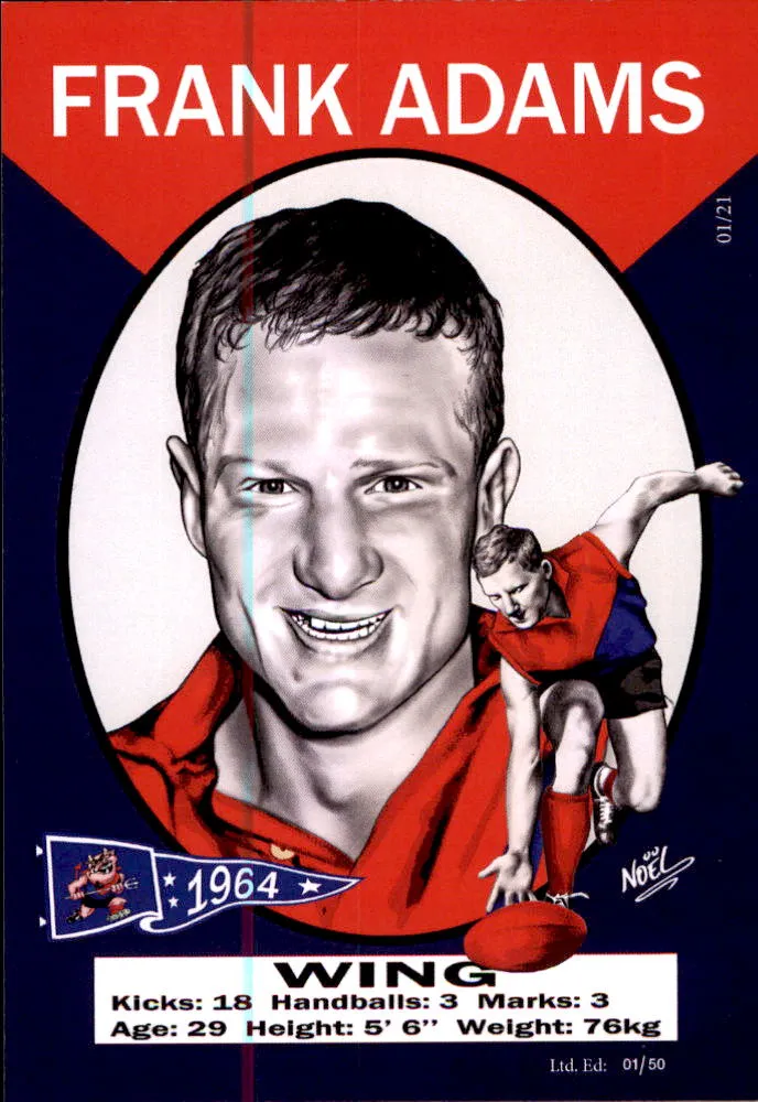 Melbourne Demons 1964 Premiers Card Set by Noel