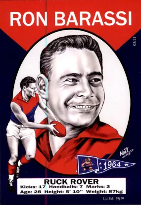 Melbourne Demons 1964 Premiers Card Set by Noel