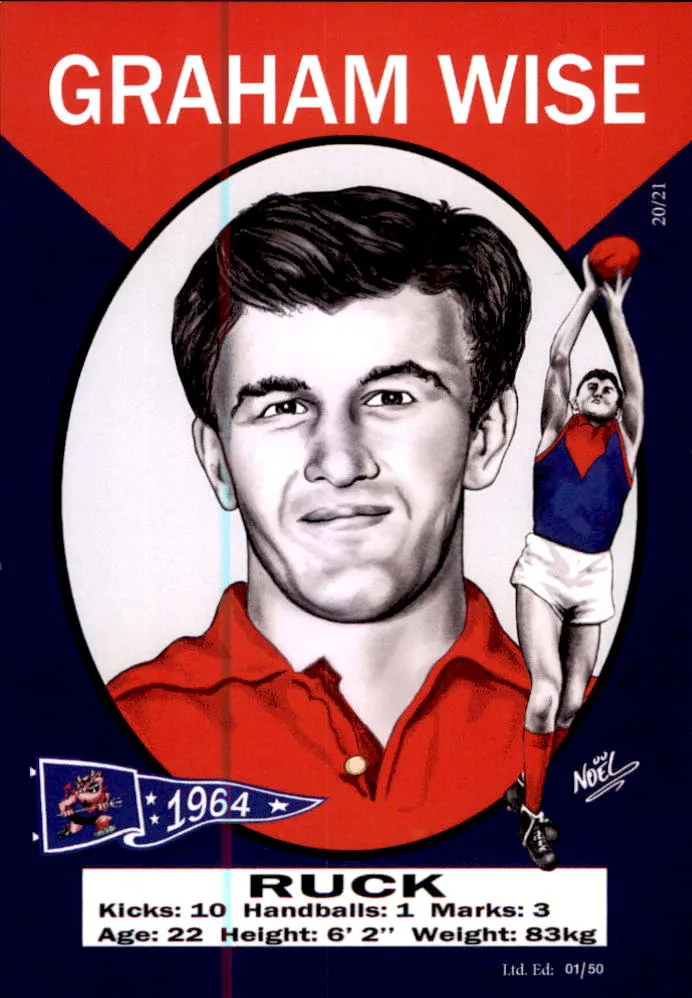 Melbourne Demons 1964 Premiers Card Set by Noel