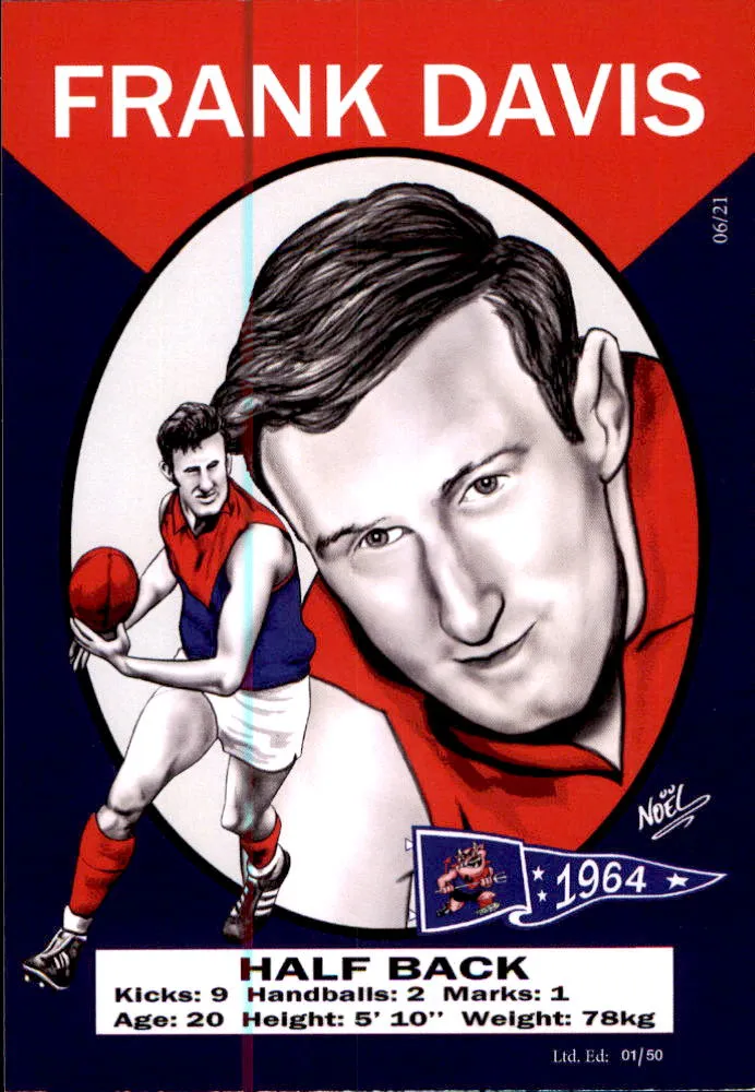 Melbourne Demons 1964 Premiers Card Set by Noel