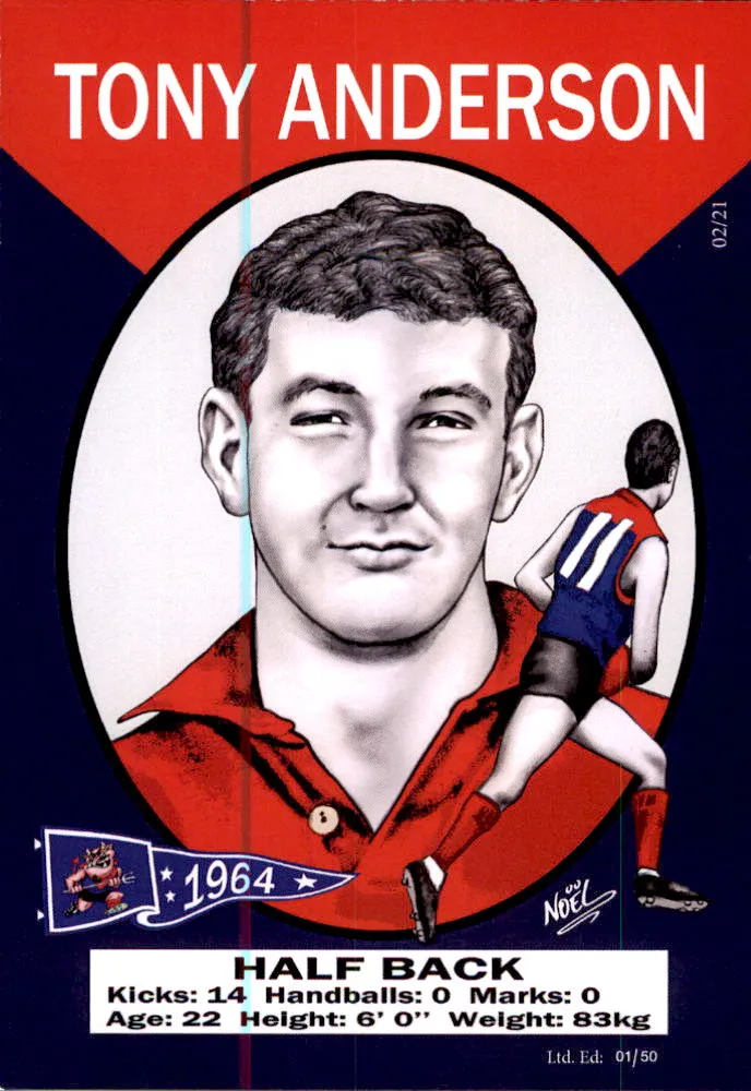 Melbourne Demons 1964 Premiers Card Set by Noel