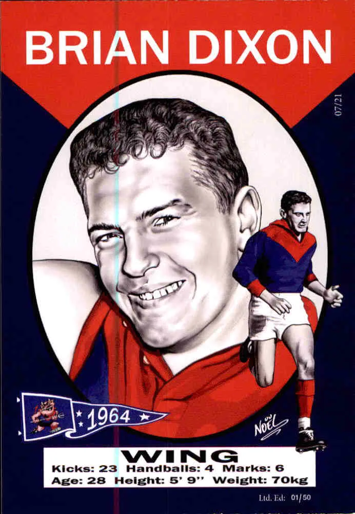 Melbourne Demons 1964 Premiers Card Set by Noel