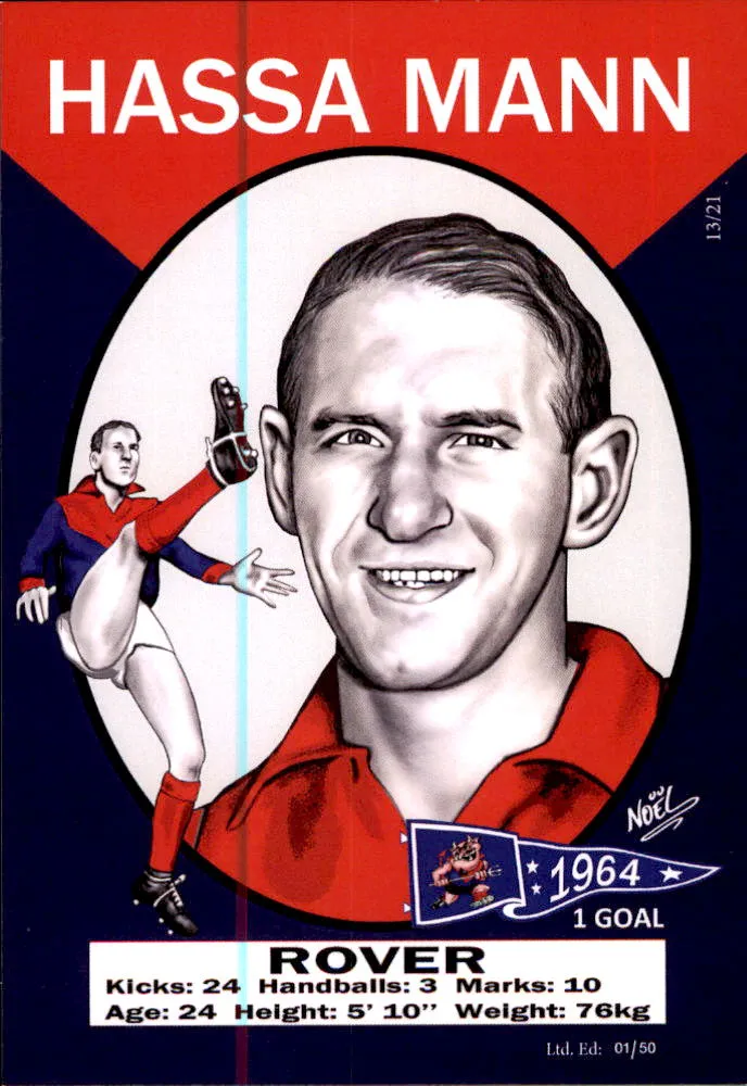 Melbourne Demons 1964 Premiers Card Set by Noel