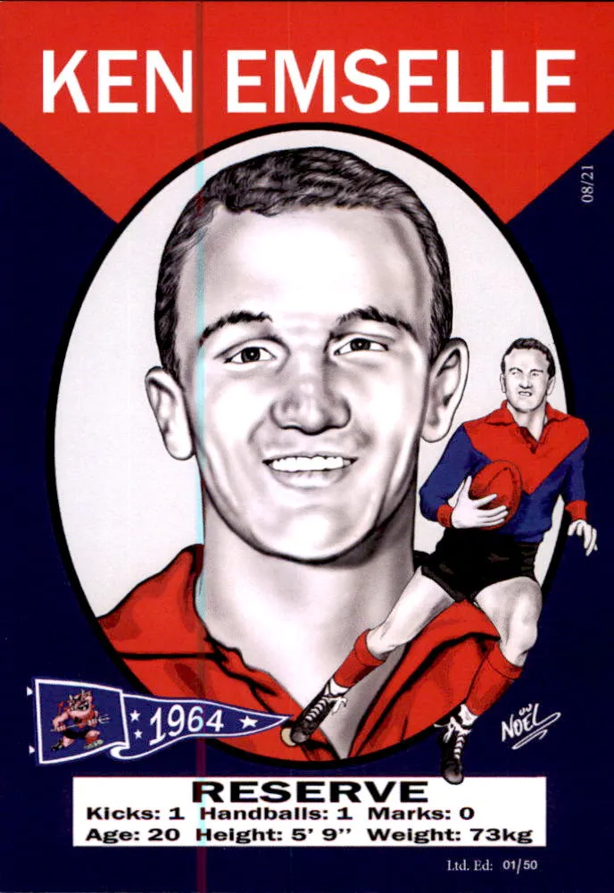 Melbourne Demons 1964 Premiers Card Set by Noel