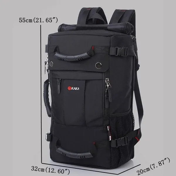 Men Multi-carry Large Capacity Travel Outdoor Multi-function 15.6 Inch Laptop Bag Backpack