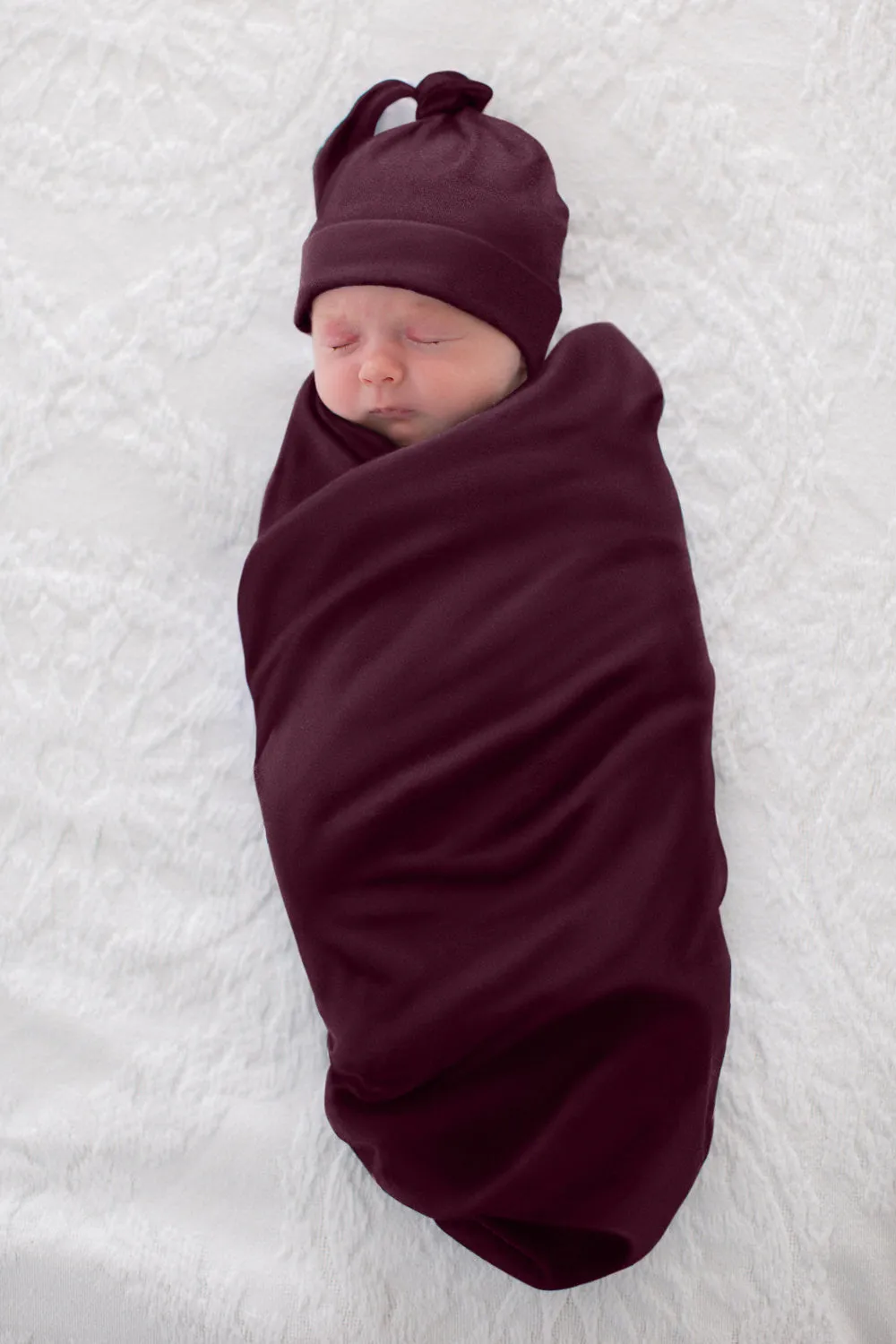 Merlot Pregnancy Robe & Swaddle Blanket Set