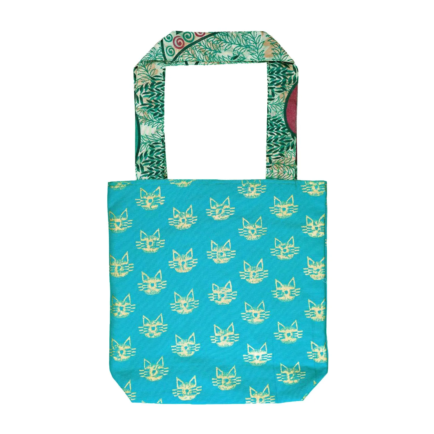 Metallic Cat Tote