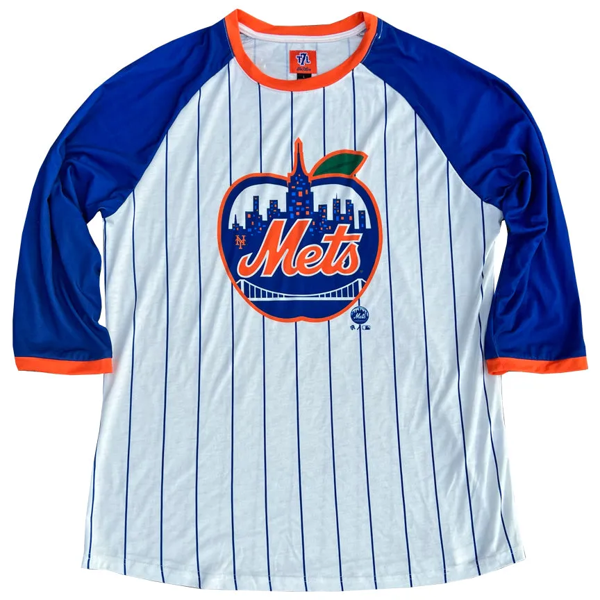 Mets Apple | 3/4 Sleeve